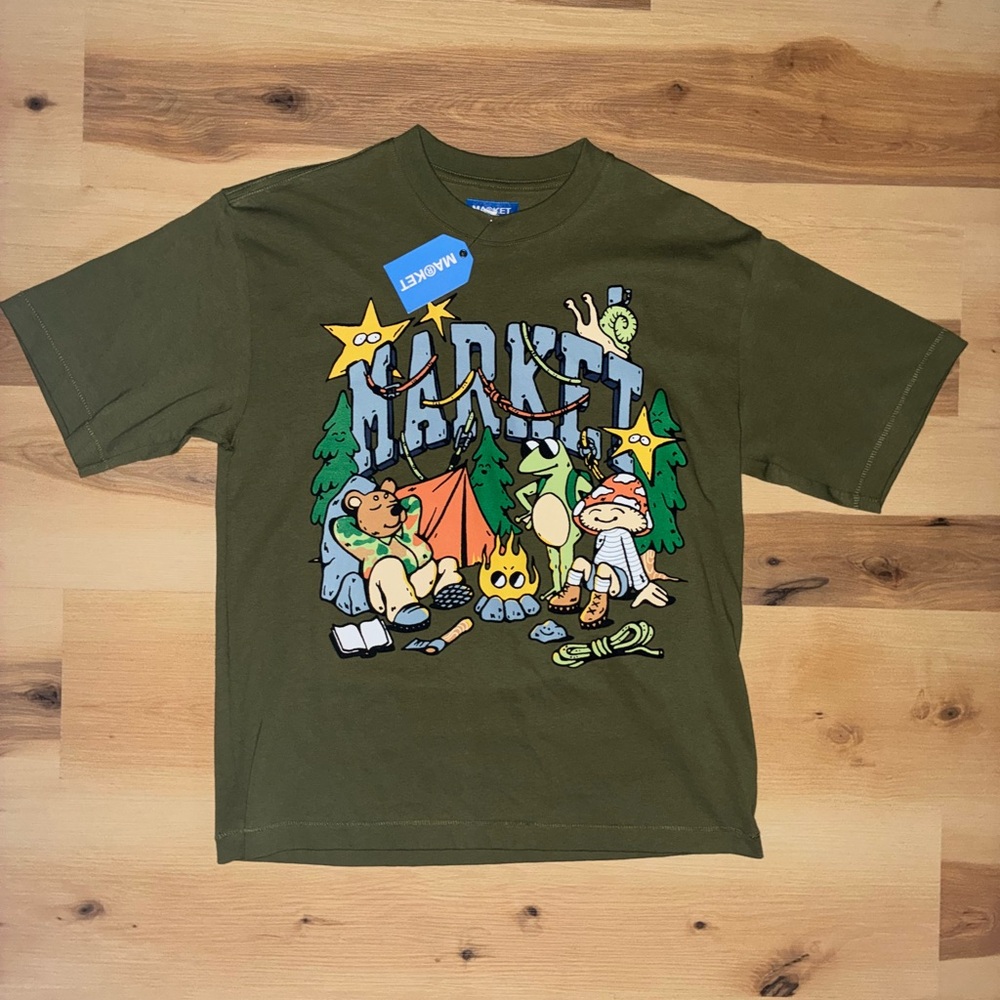 Men's Olive Graphic Tee